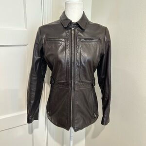 Banana Republic Brown Genuine Leather Jacket